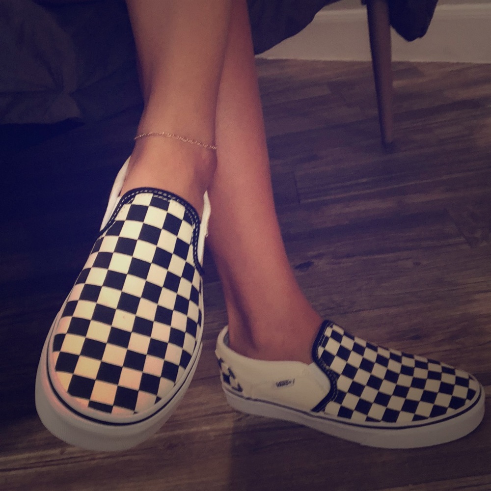 Checkered Vans